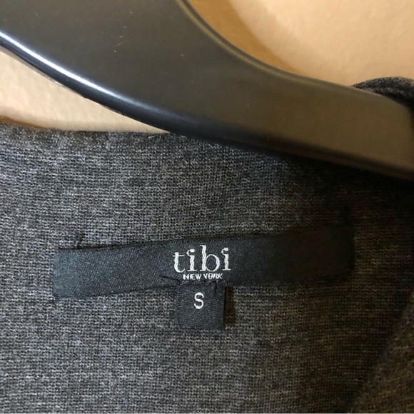 Tibi New York Flap Front Pocket Asymetrical Hem Short Sleeve Tunic Dress Small - Picture 3 of 9